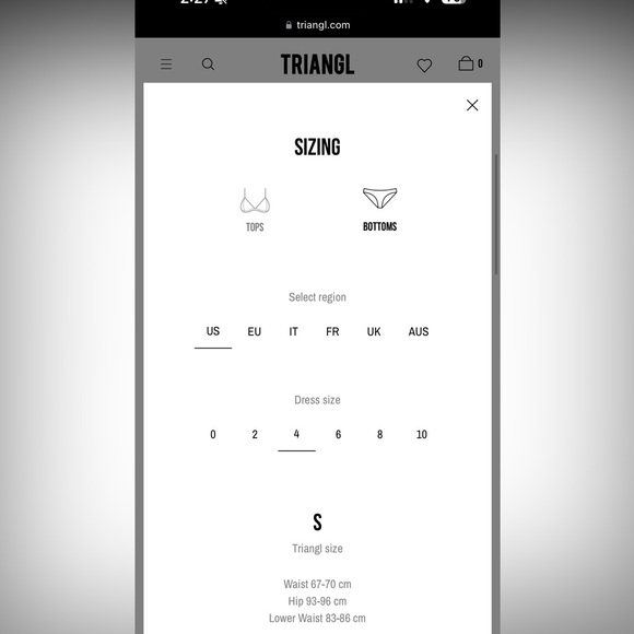 Triangl bikini KAYA ALINA size small - Picture 11 of 11